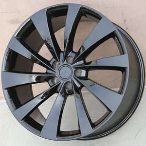 Tesla Wheels 799 22x9/22x10 5x120 Gloss Black fit Model X Model S Turbine