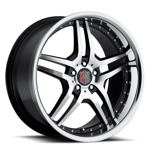 MRR Wheels RW2 Black Machined Lip