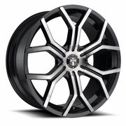 Dub Wheels Royalty Gloss Black Machined Dark Tint