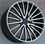 Mercedes Benz Wheels 2054 22x9/22x10 5x112 Black Machined fit ML GL GLE GLS CLASS 320 350 450 500 550 63