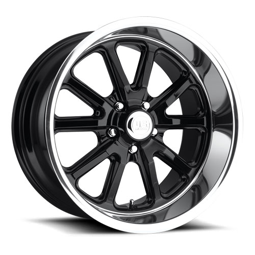 US Mags Wheels Rambler Gloss Black Diamond Cut Lip