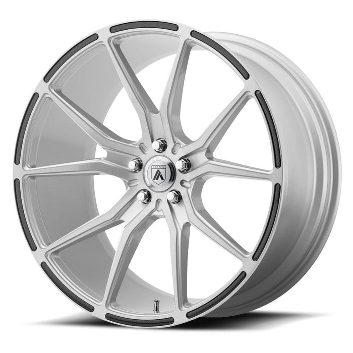 Asanti Wheels ABL-13 Vega Brushed Silver Carbon Fiber Inserts