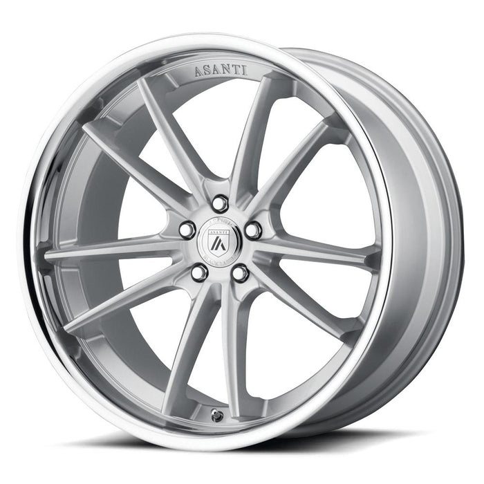 Asanti Wheels ABL-23 Delta Brushed Silver Chrome Lip