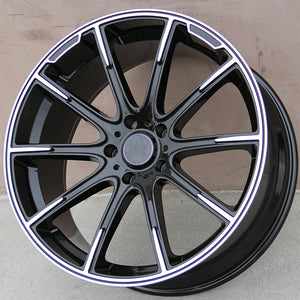 Mercedes Benz Wheels 9996 22x10 5x130 Gloss Black Machined  fit G Wagon G350 G400 G450 G500 G550