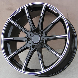 Mercedes Benz Wheels 9996 22x10 5x112 Gloss Black Machined fit ML GL Class 320 350 450 500 550