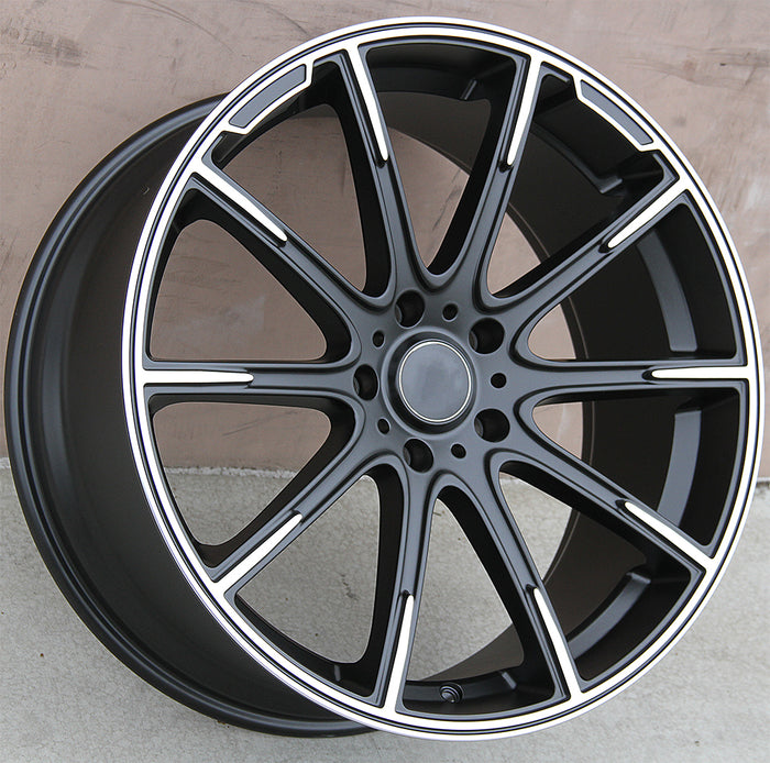 Mercedes Benz Wheels 9996 22x10 5x130 Matte Black Machined  fit G Wagon G350 G400 G450 G500 G550