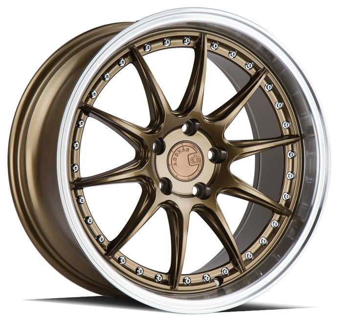 Aodhan Wheels DS07 Bronze Machined Lip