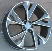 Audi Wheels 5671 19x8.5 5x112 Gunmetal Machined fit A3 S3 A4 S4 A5 S5 A6 Q3 Q5 RS