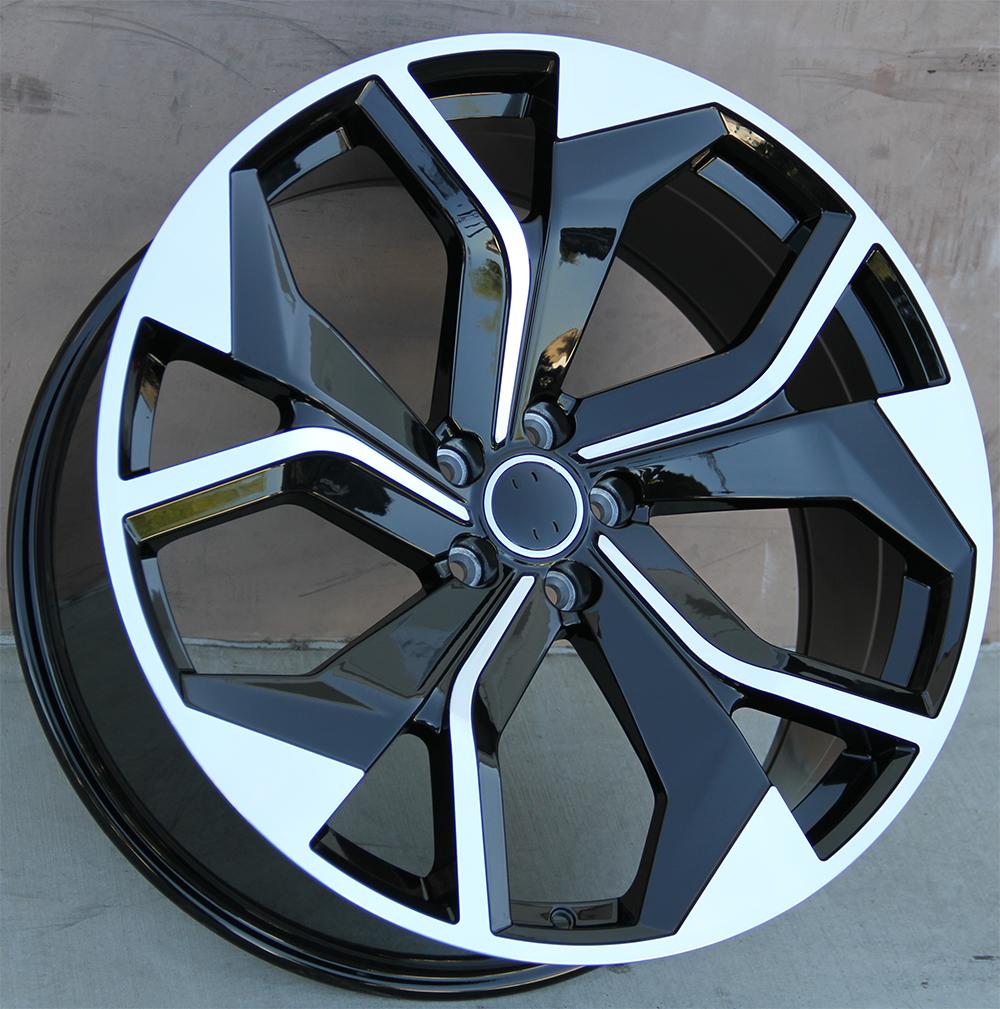 Audi Wheels 5673 22x9.5 5x112 Black Machined fit A6 S6 A7 A8 Q3 Q5 SQ5 –  Speed Intro