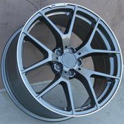 Mercedes Benz Wheels 1328 20x8.5/20x9.5 5x112 Gunmetal Machined fit E CL CLK SLK S SL Class 300 350 450 550