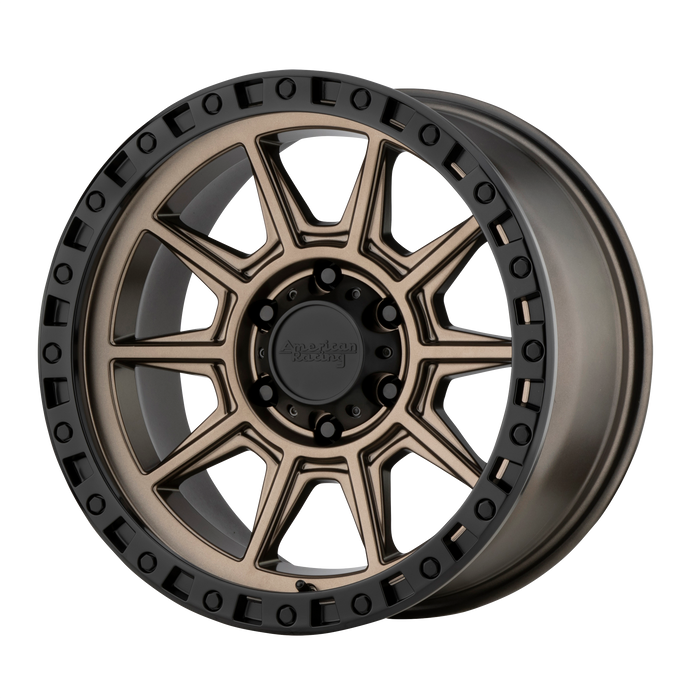 American Racing Wheels AR202 Matte Bronze Black Lip