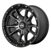 KMC Wheels KM100 Sync Satin Black With Gray Tint