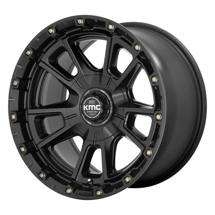 KMC Wheels KM100 Sync Satin Black