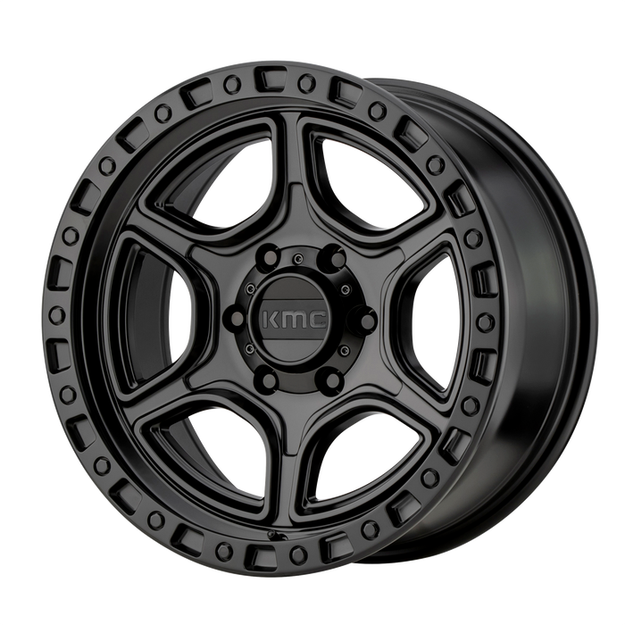 KMC Wheels KM539 Portal Satin Black