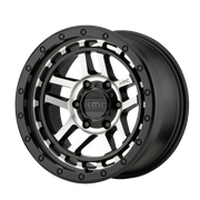 KMC Wheels KM540 Recon Satin Black Machined