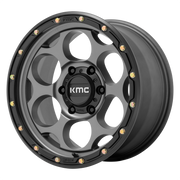 KMC Wheels KM541 Dirty Harry Satin Gray With Black Lip