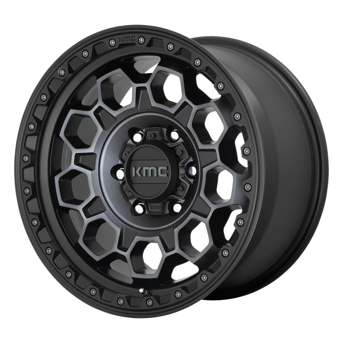 KMC Wheels KM545 Trek Satin Black With Gray Tint