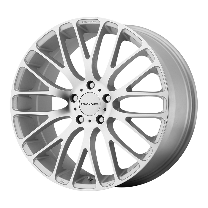 KMC Wheels KM693 Maze Silver W  Machined Face