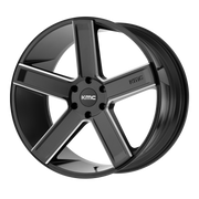 KMC Wheels KM702 Duece Satin Black Milled