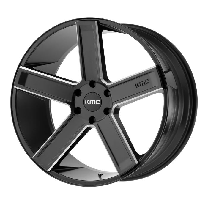 KMC Wheels KM702 Duece Satin Black Milled