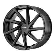 KMC Wheels KM705 Burst Gloss Black