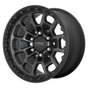 KMC Wheels KM718 Summit Satin Black With Gray Tint