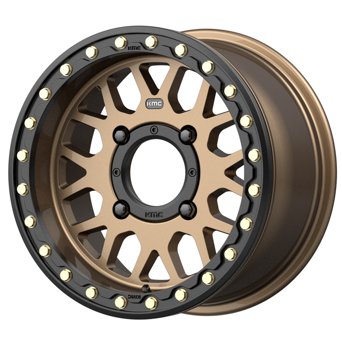 KMC Wheels KS235 Grenade Beadlock ATV Satin Bronze