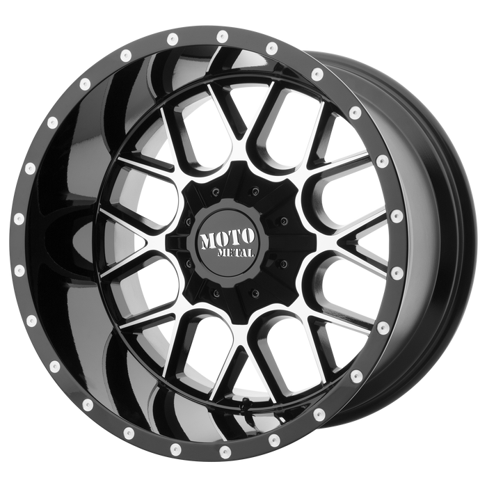 Moto Metal Wheels MO986 Siege Gloss Black Machined