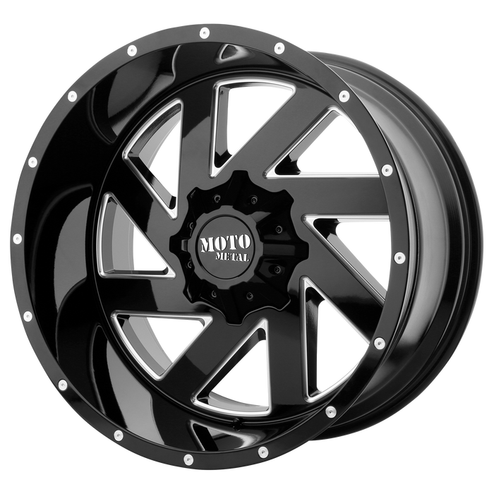 Moto Metal Wheels MO988 Melee Gloss Black Milled