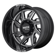 Moto Metal Wheels MO997 Hurricane Gloss Black Milled - Left Directional