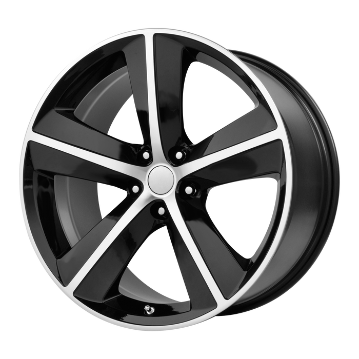 OE Creations Wheels PR123 Gloss Black Machined Spokes And Lip