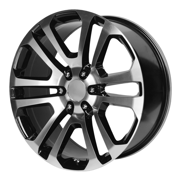 OE Creations Wheels PR158 Gloss Black With Machined Face