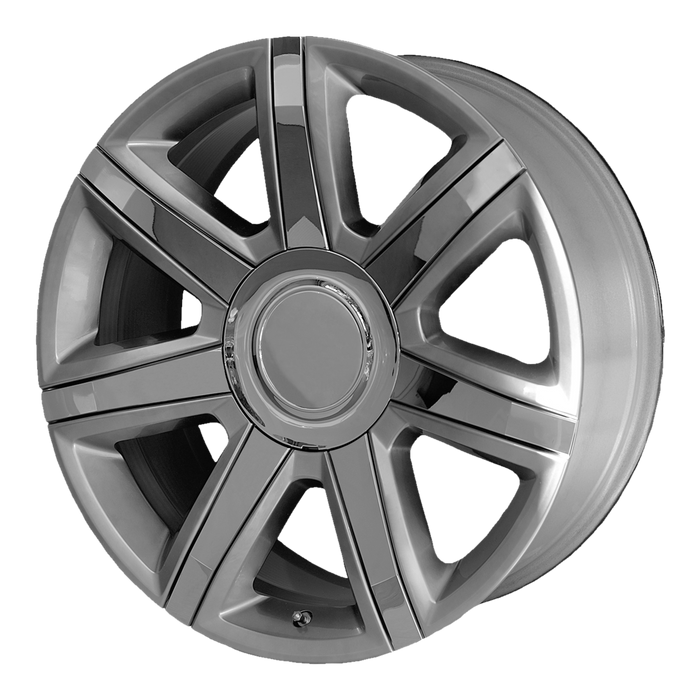 OE Creations Wheels PR164 Silver With Chrome Accents